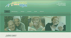 Desktop Screenshot of esperanzaparalavejez.com